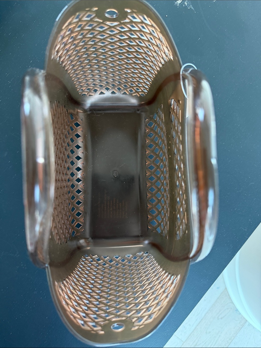 NWT Dolce Vita Amber Brown Lattice Clear Tote - Picture 3 of 4